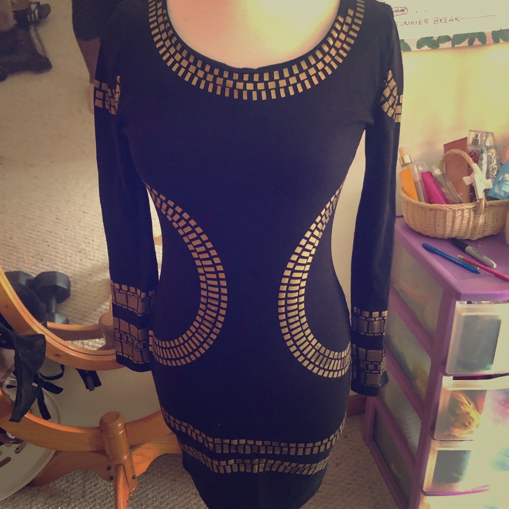 Long sleeve bodycon dress
